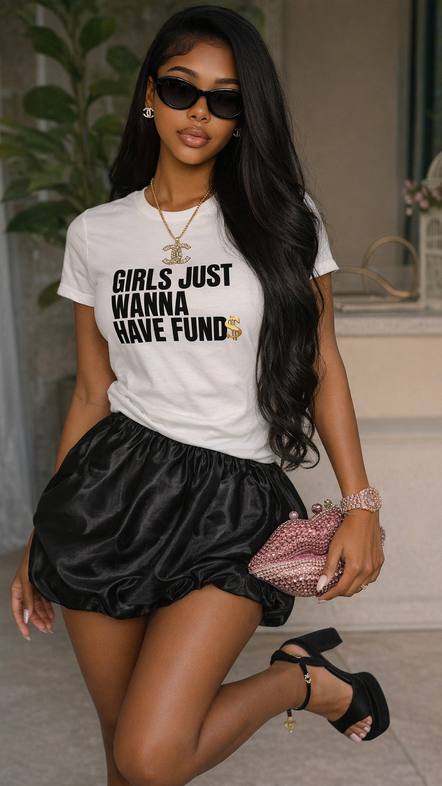 Girls Just Wanna Have Fund$ adult tee