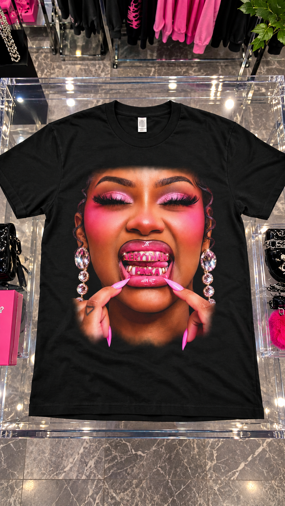 Monaleo "Everythang Pinka" adult tee