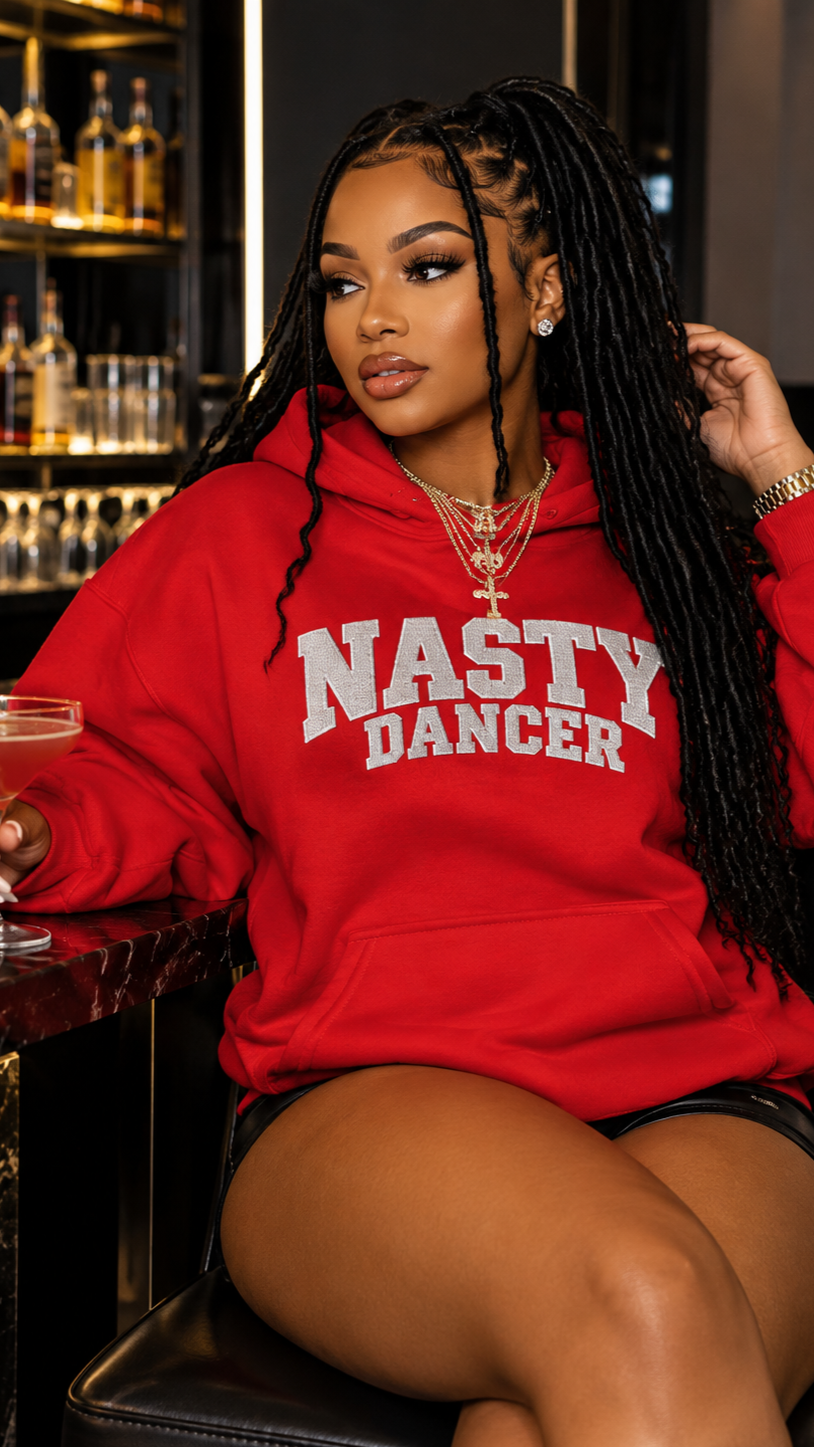 Nasty Dancer embroidered adult hoodie