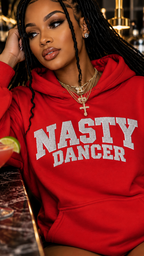 Nasty Dancer embroidered adult hoodie