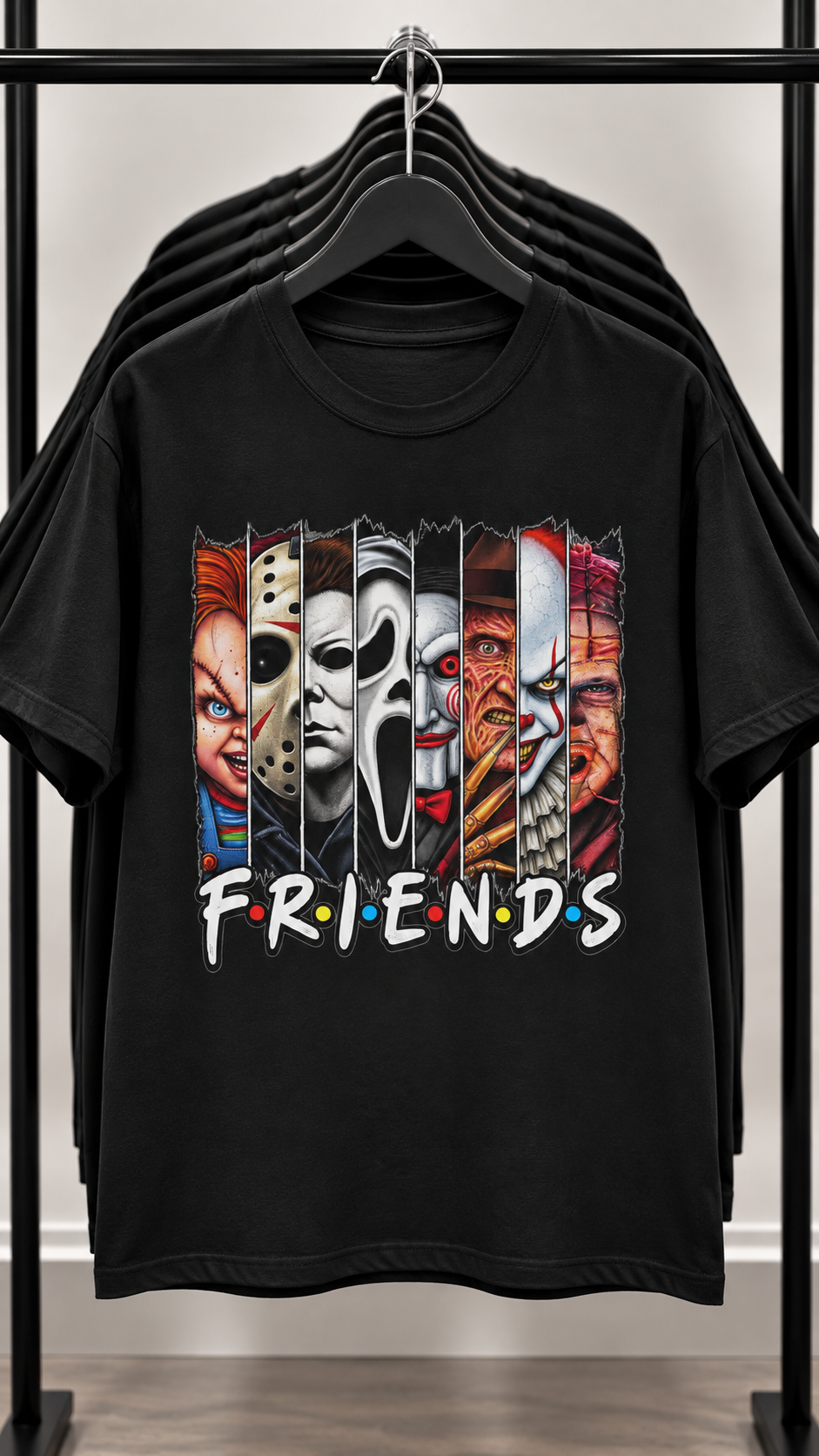 Horror Friends adult tee