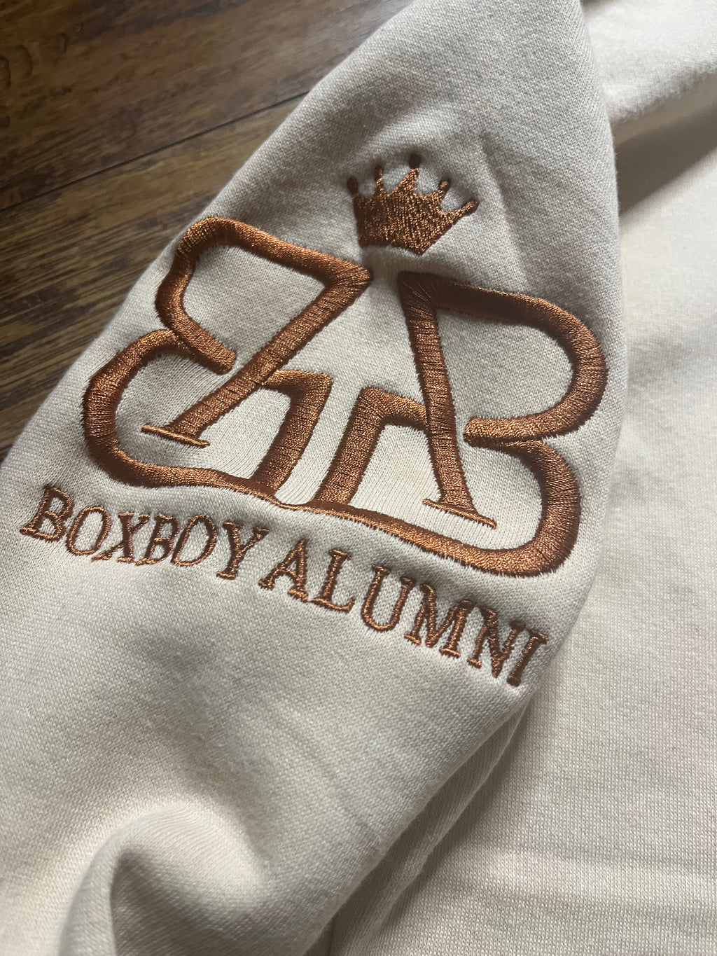 BoxBoy Alumni adult glitter bomb hoodie