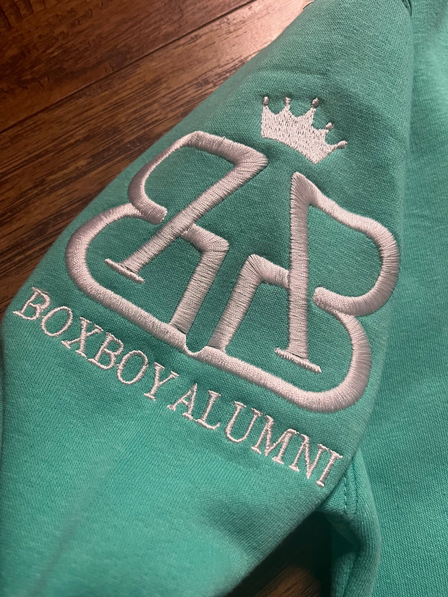 BOXBOY Alumni (glitter bomb) adult hoodie