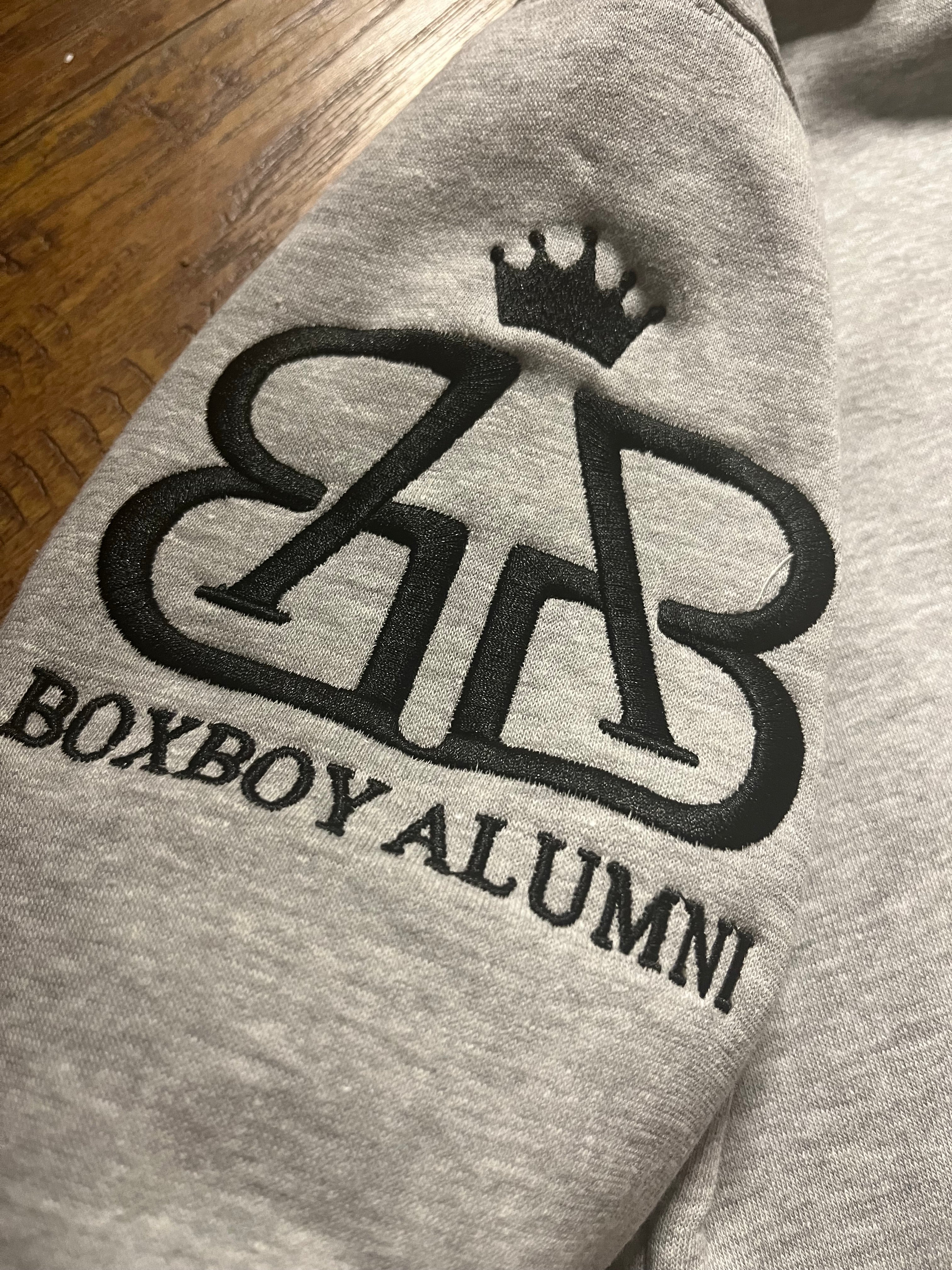BoxBoy Alumni adult glitter bomb hoodie