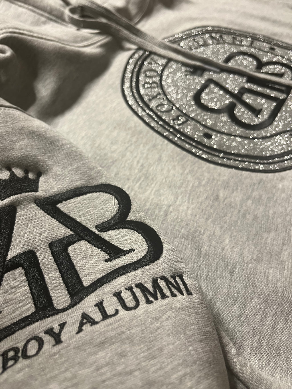 BoxBoy Alumni adult glitter bomb hoodie