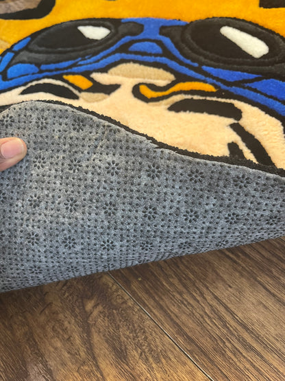 Naruto head rug