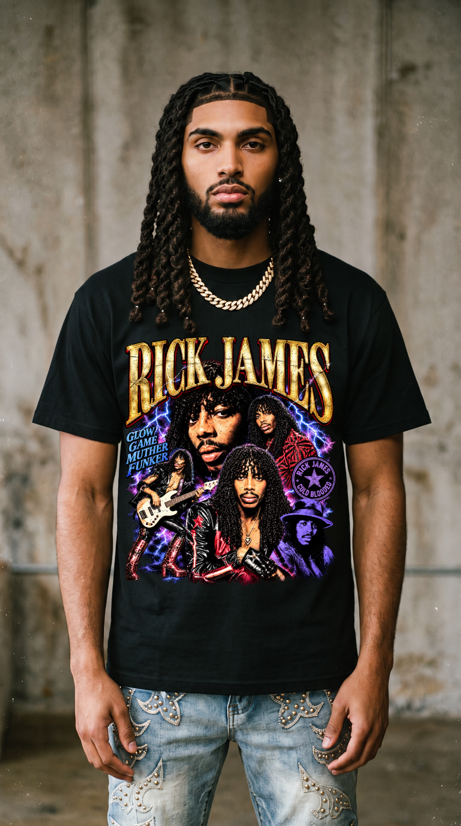 Rick James adult tee