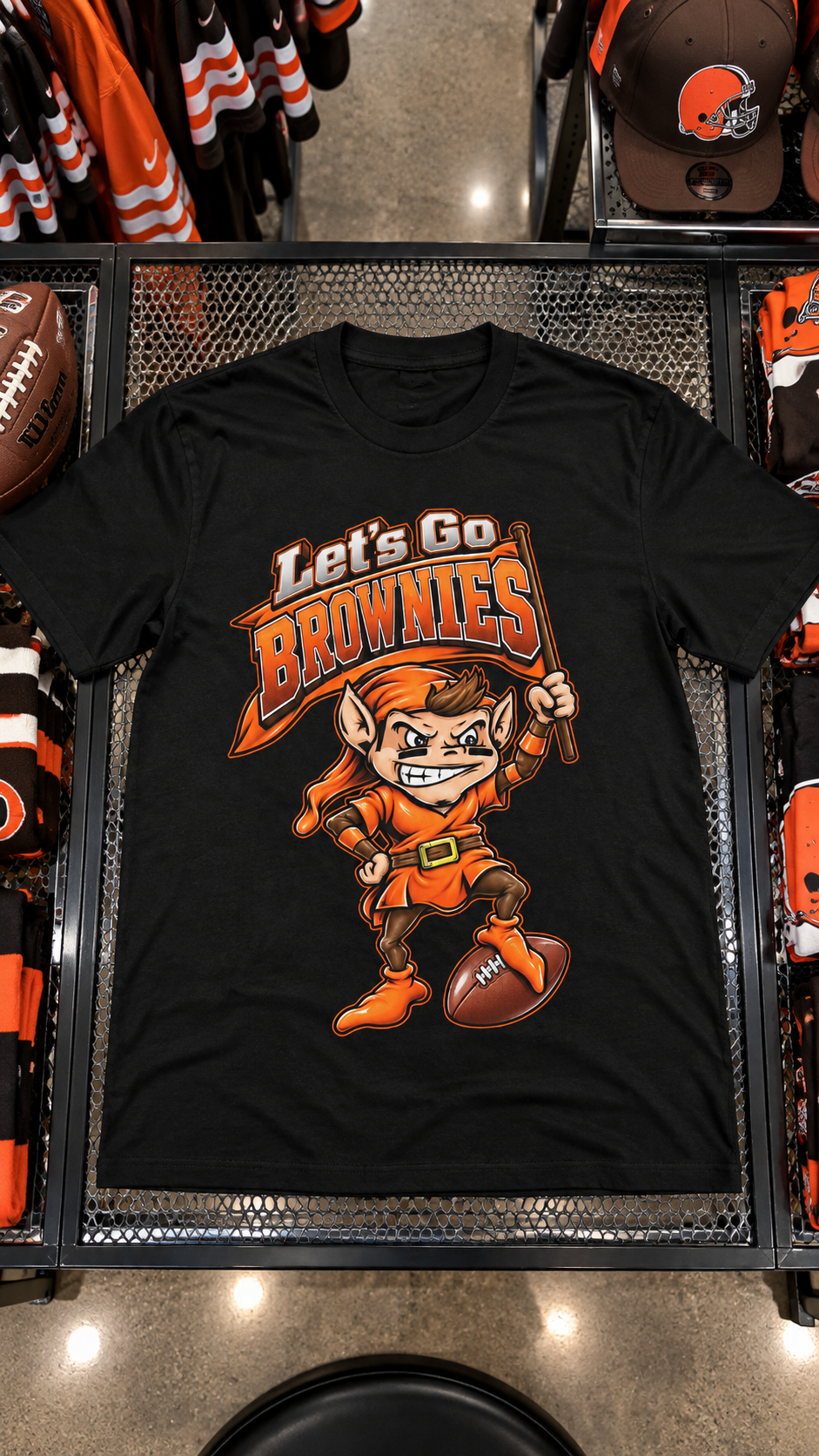 Let's Go Brownies adult tee