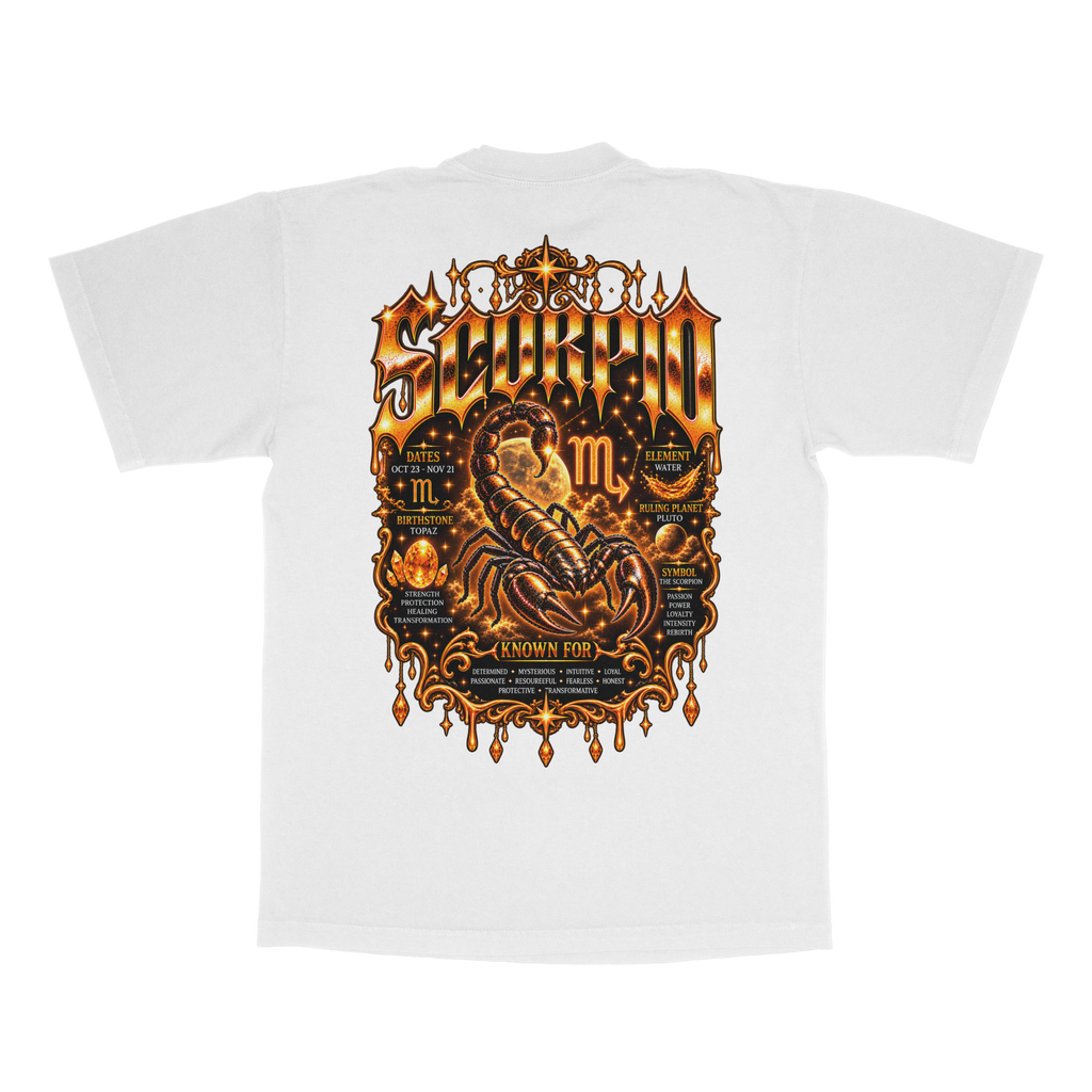 Scorpio adult tee