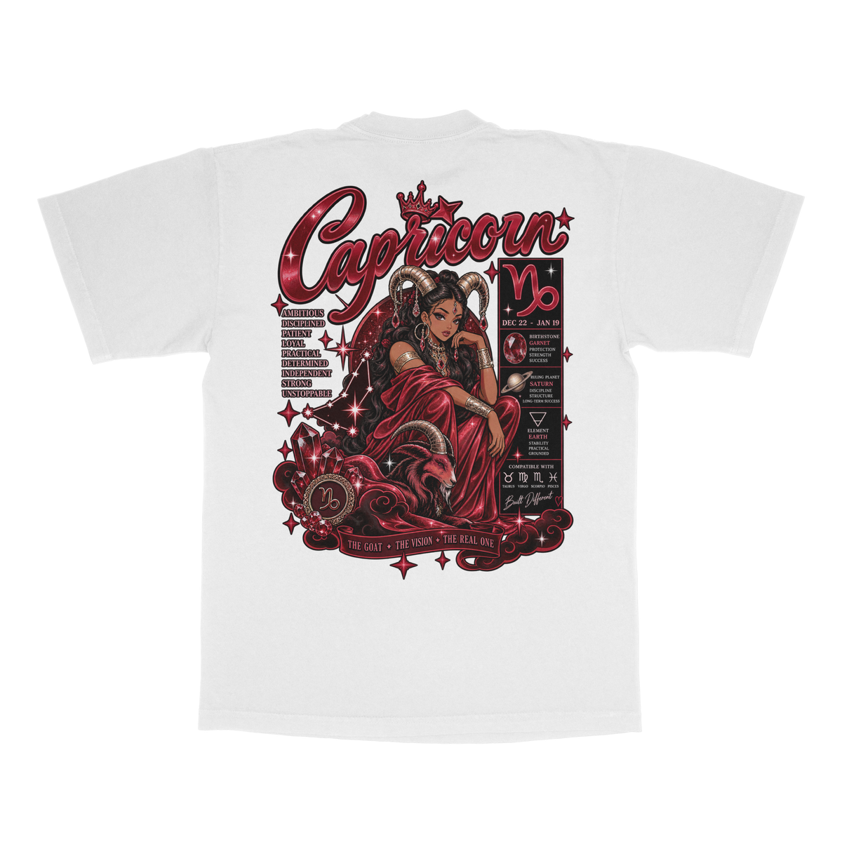 Capricorn adult tee