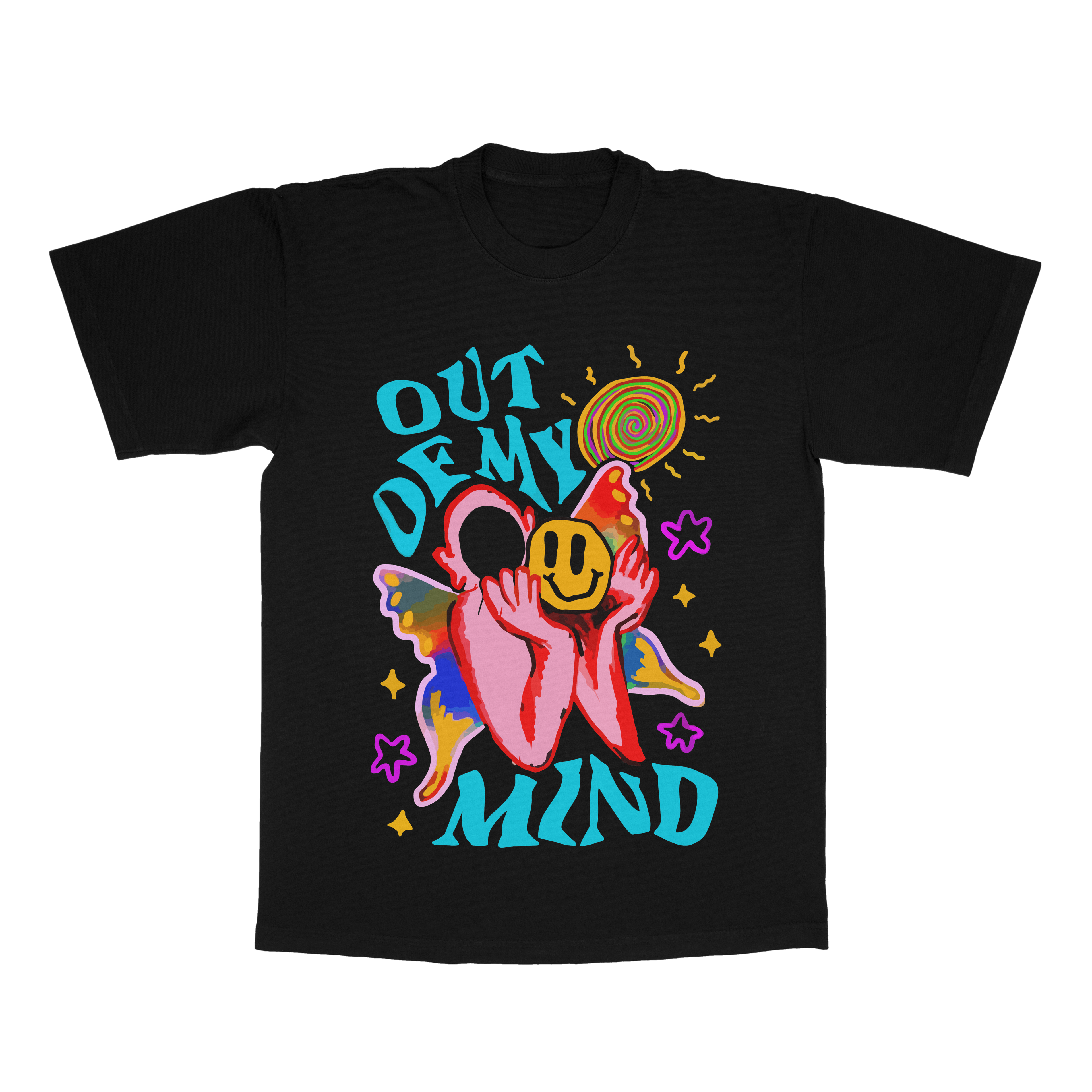 Out Of My Mind, Who Cares Get Money adult t-shirt