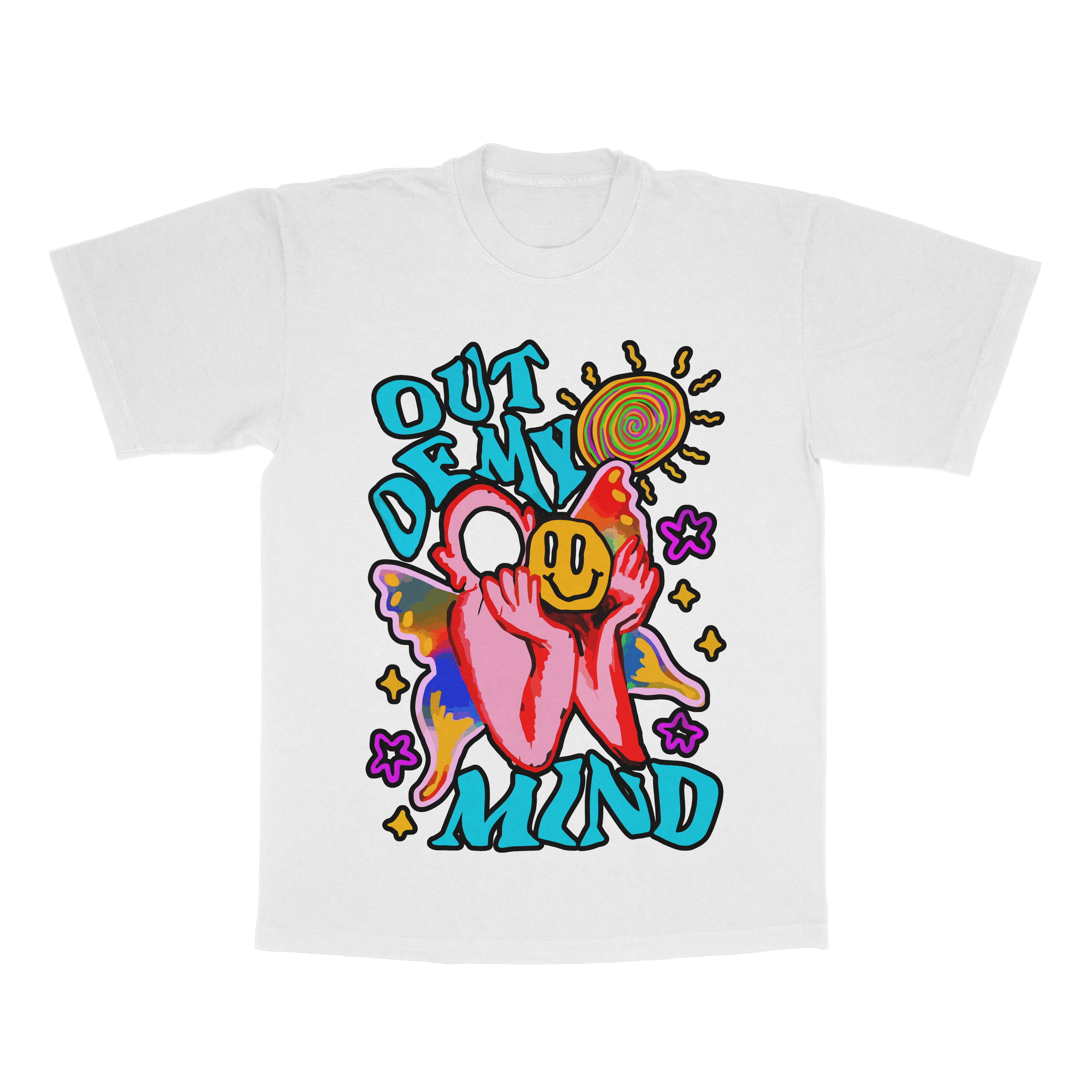 Out Of My Mind, Who Cares Get Money adult t-shirt