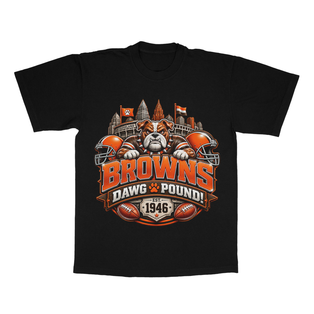 Browns Dawg Pound adult tee