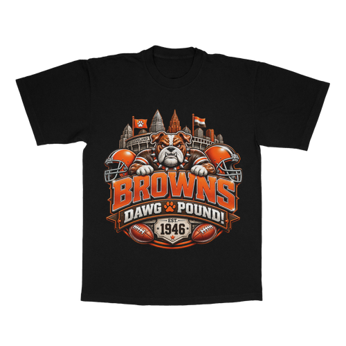 Browns Dawg Pound adult tee