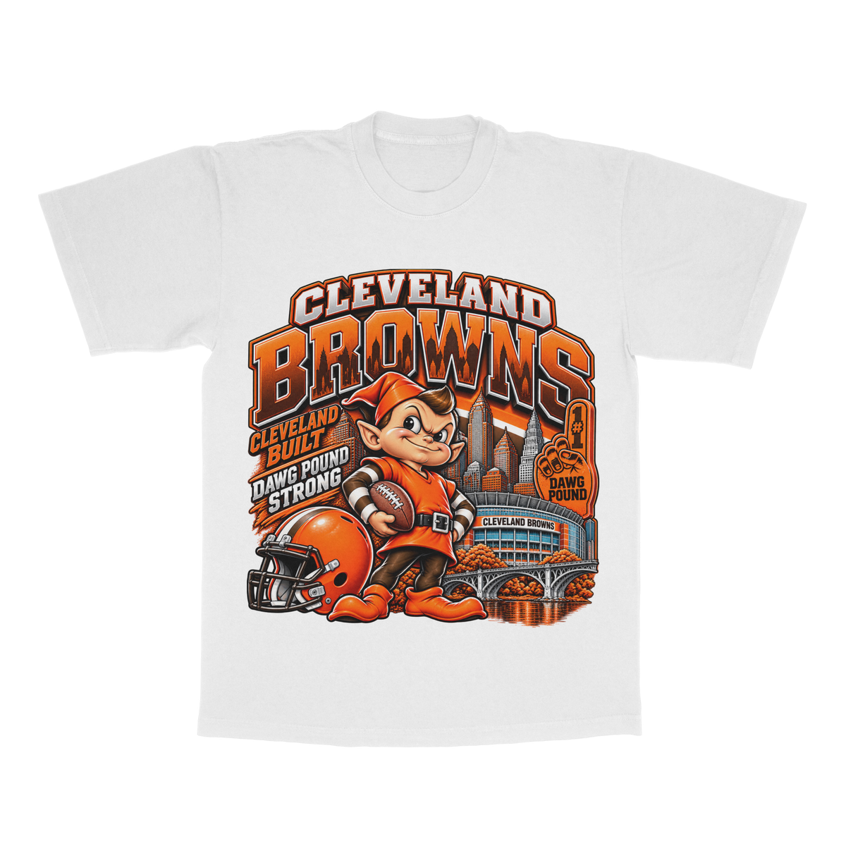 Cleveland Browns adult tee