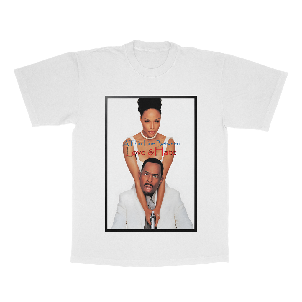 A Thin Line Between Love & Hate adult t-shirt