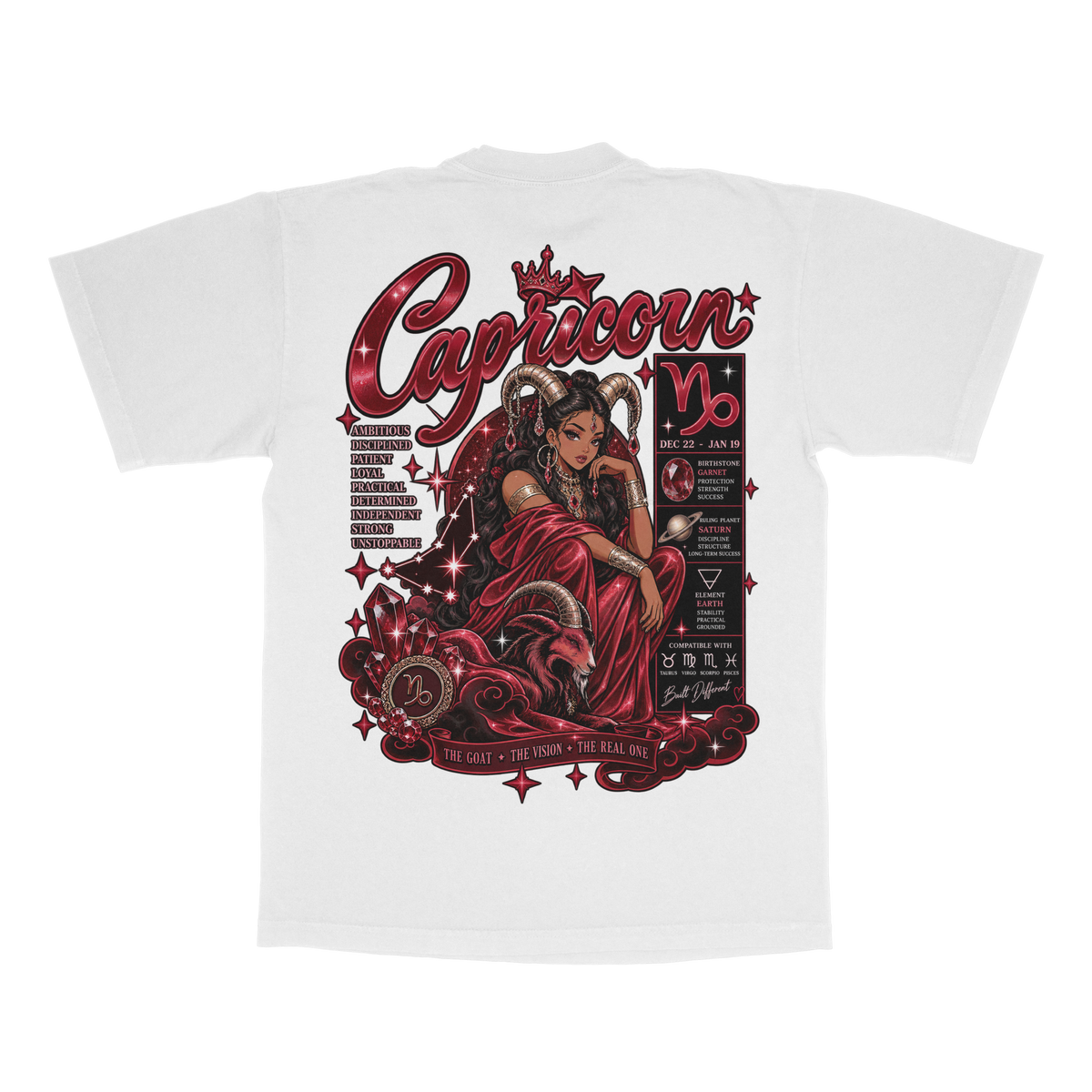 Capricorn adult tee