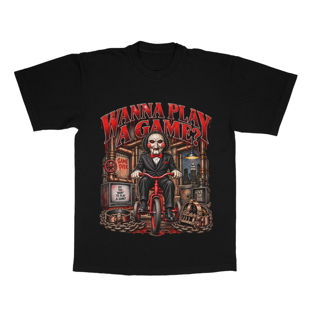 Wanna Play A Game adult tee