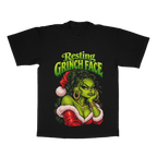 Resting Grinch Face adult tee