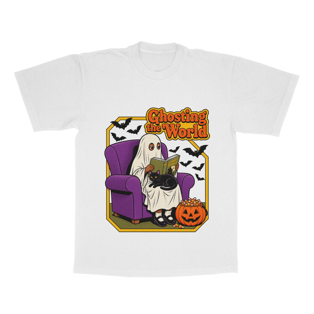 Ghosting The World adult tee