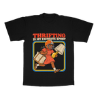 Thrifting Is My Favorite Sport adult tee