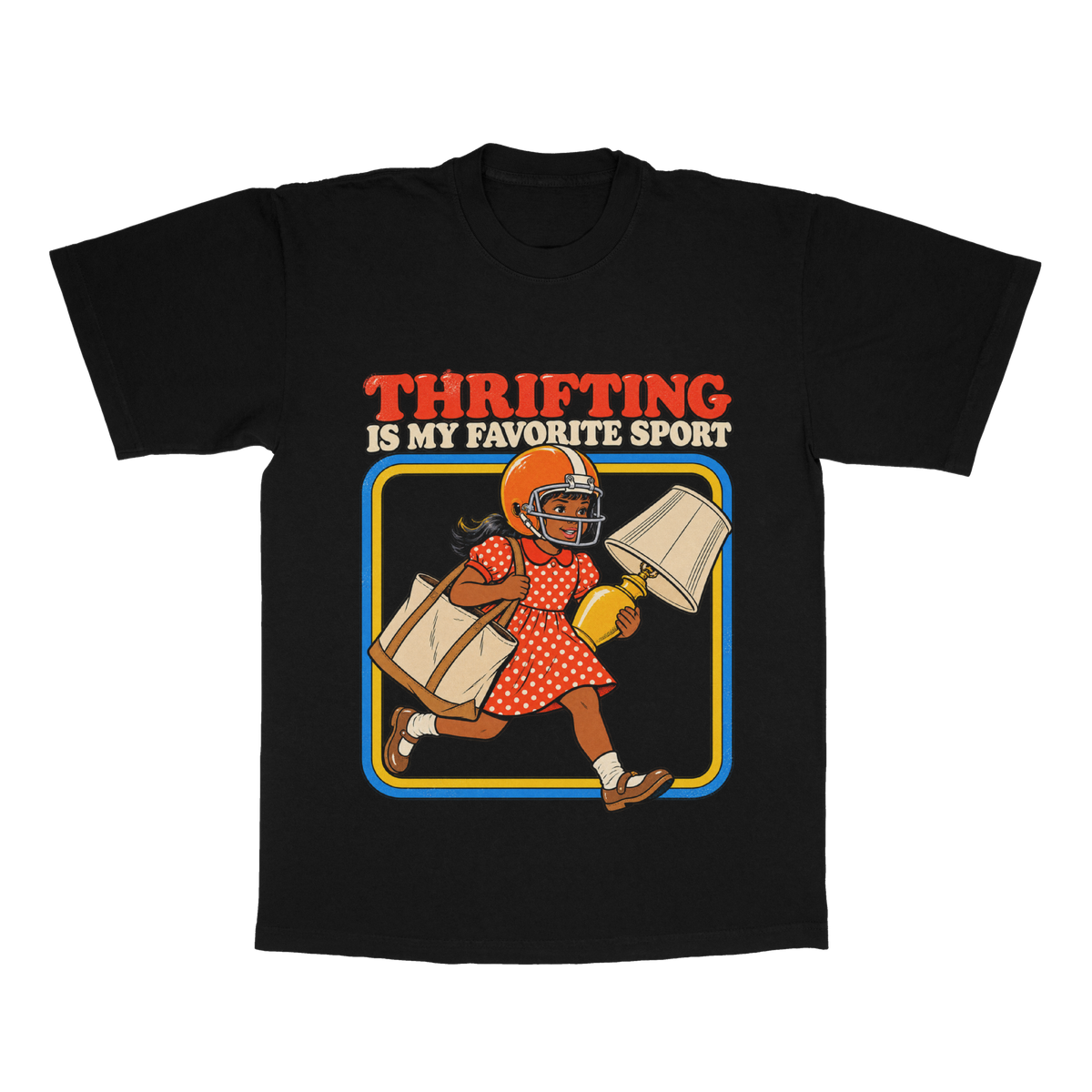 Thrifting Is My Favorite Sport adult tee