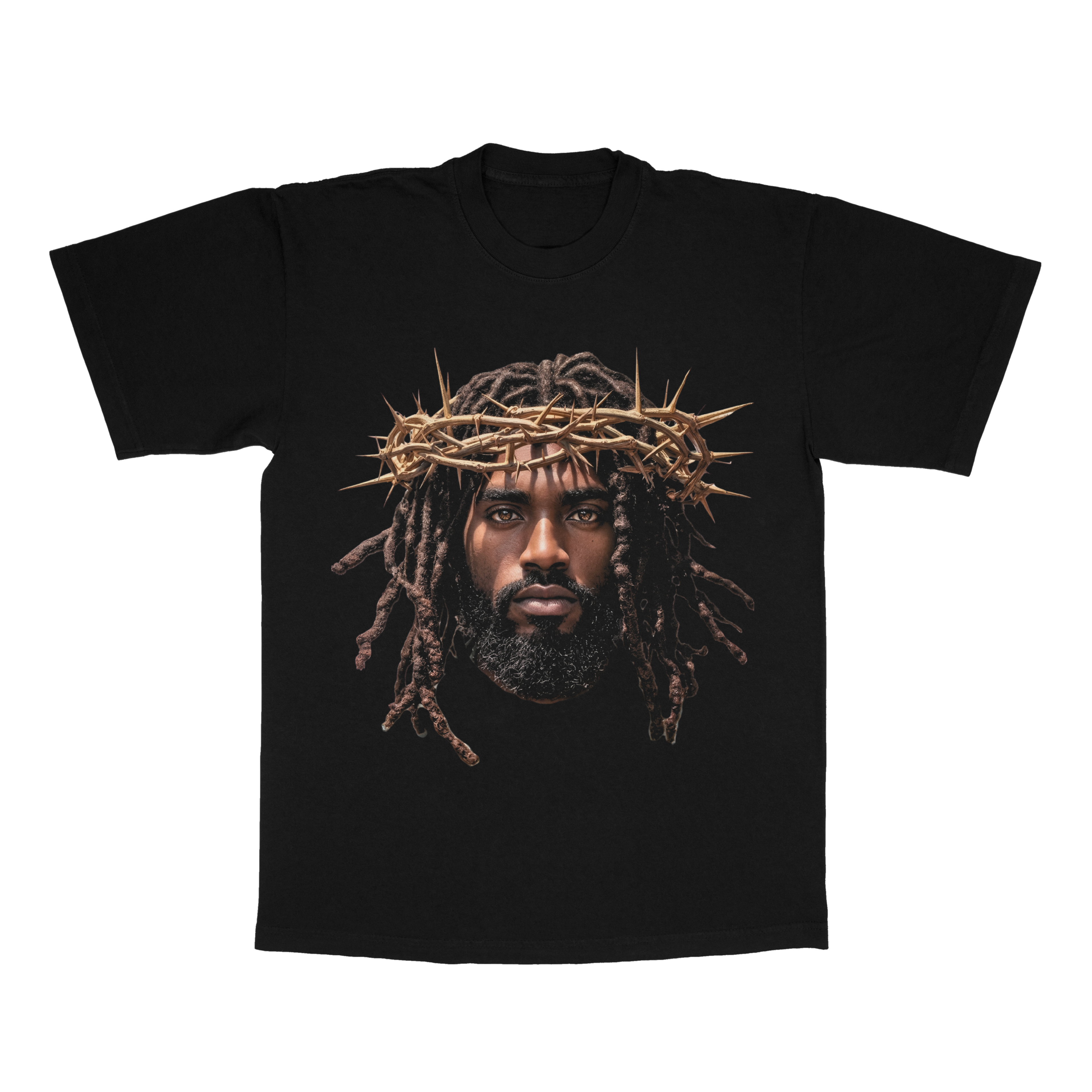 Black Jesus adult tee