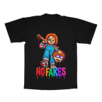 No Fakes adult tee