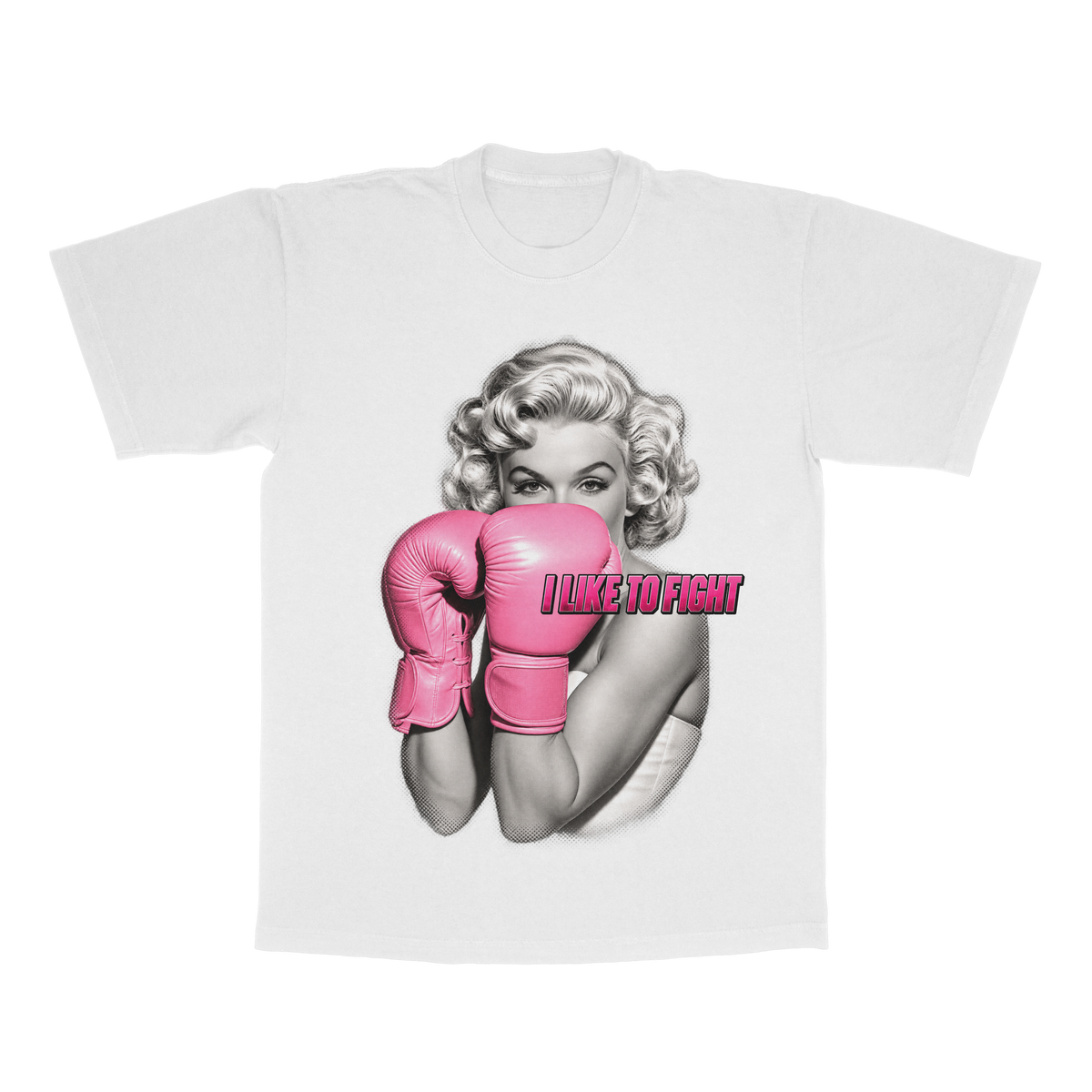 I Like To Fight adult tee