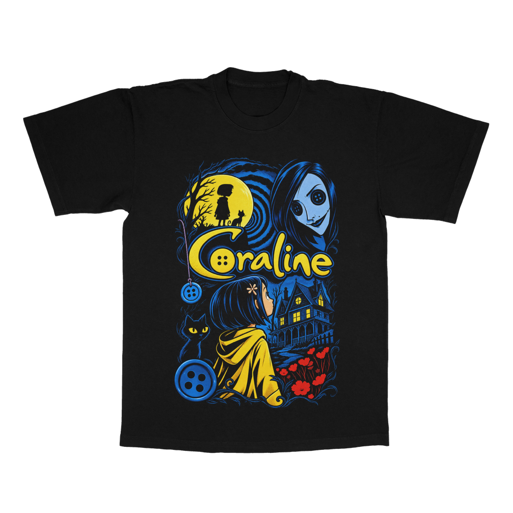 Coraline adult tee