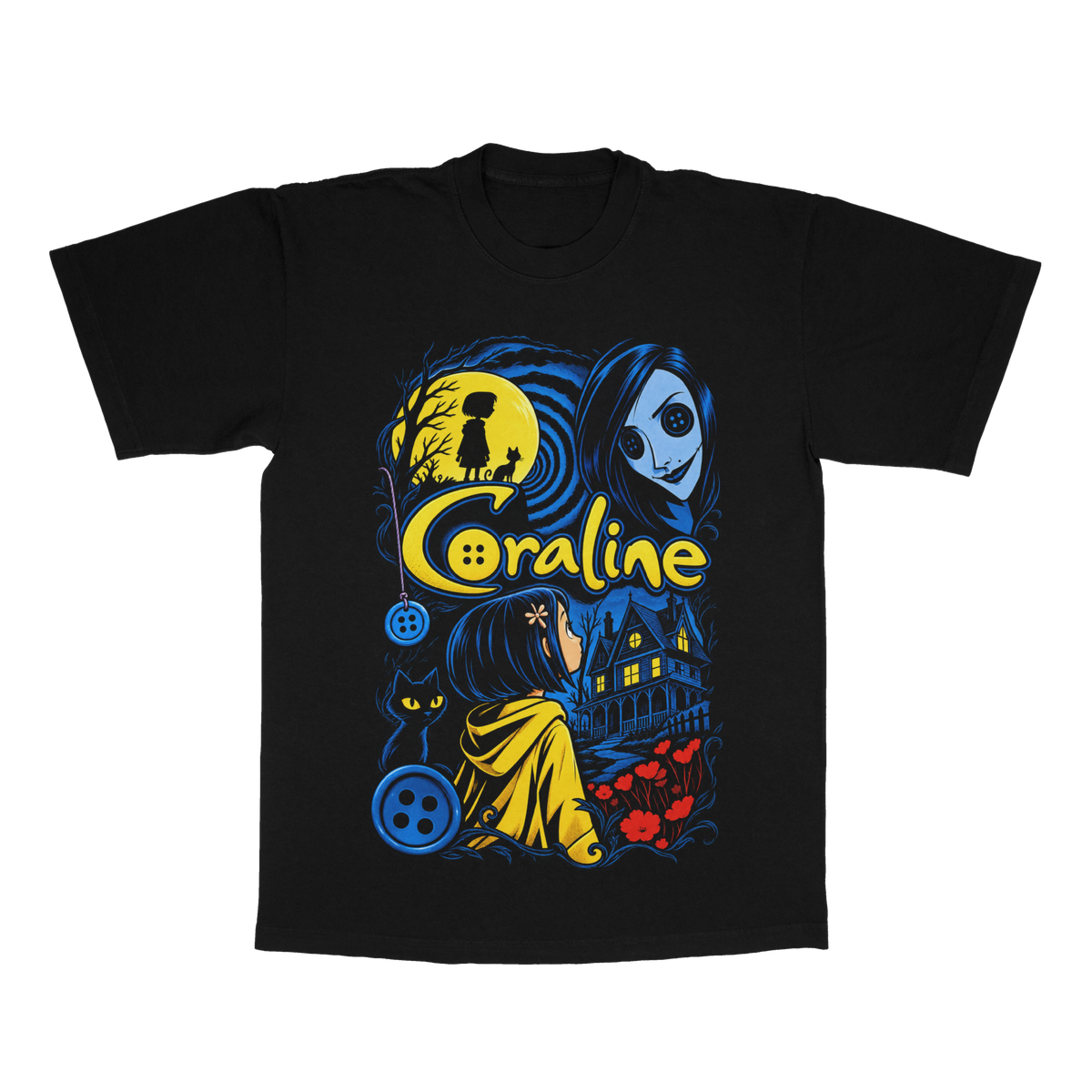 Coraline adult tee