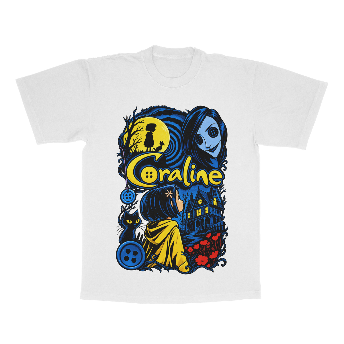 Coraline adult tee