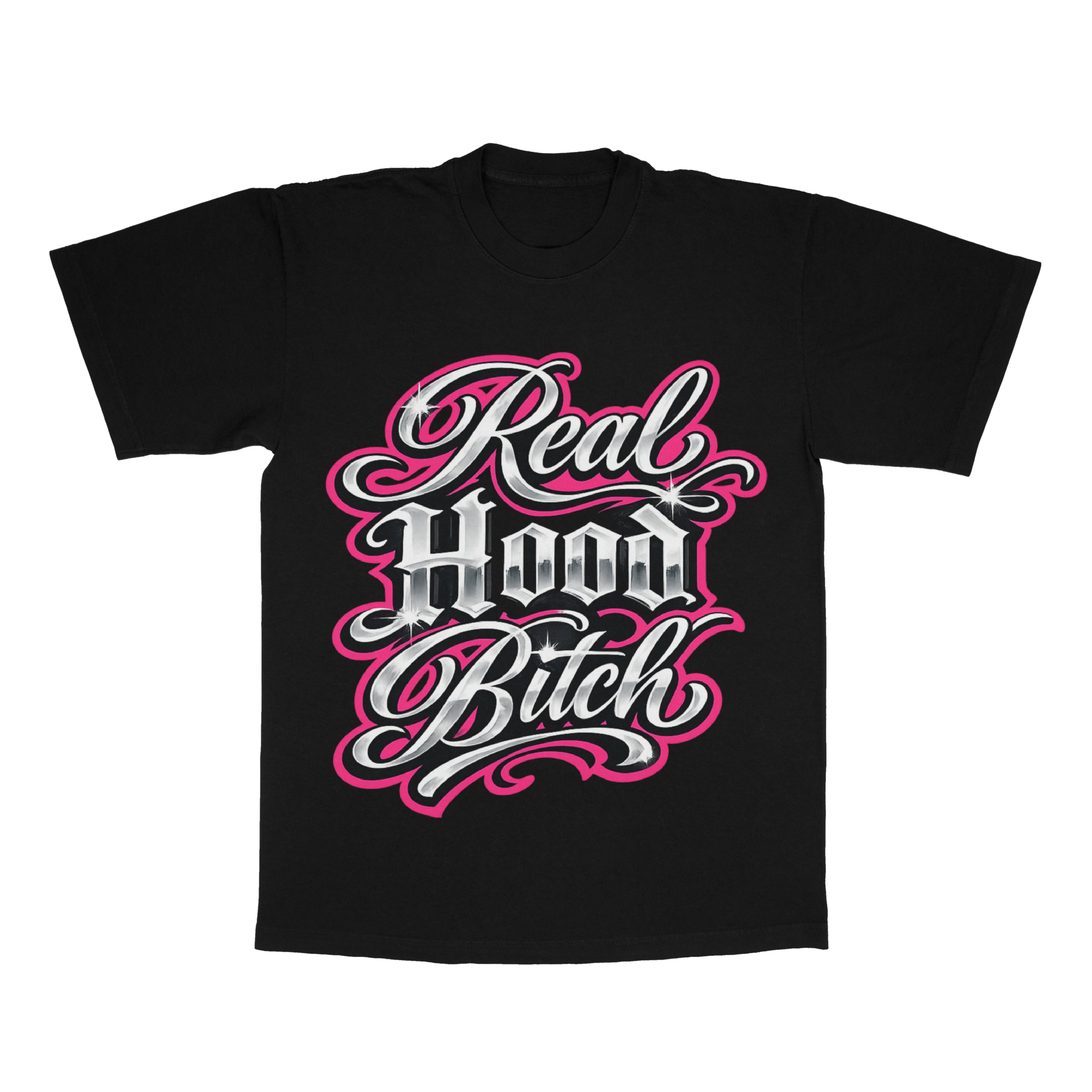 Real Hood B*tch adult tee