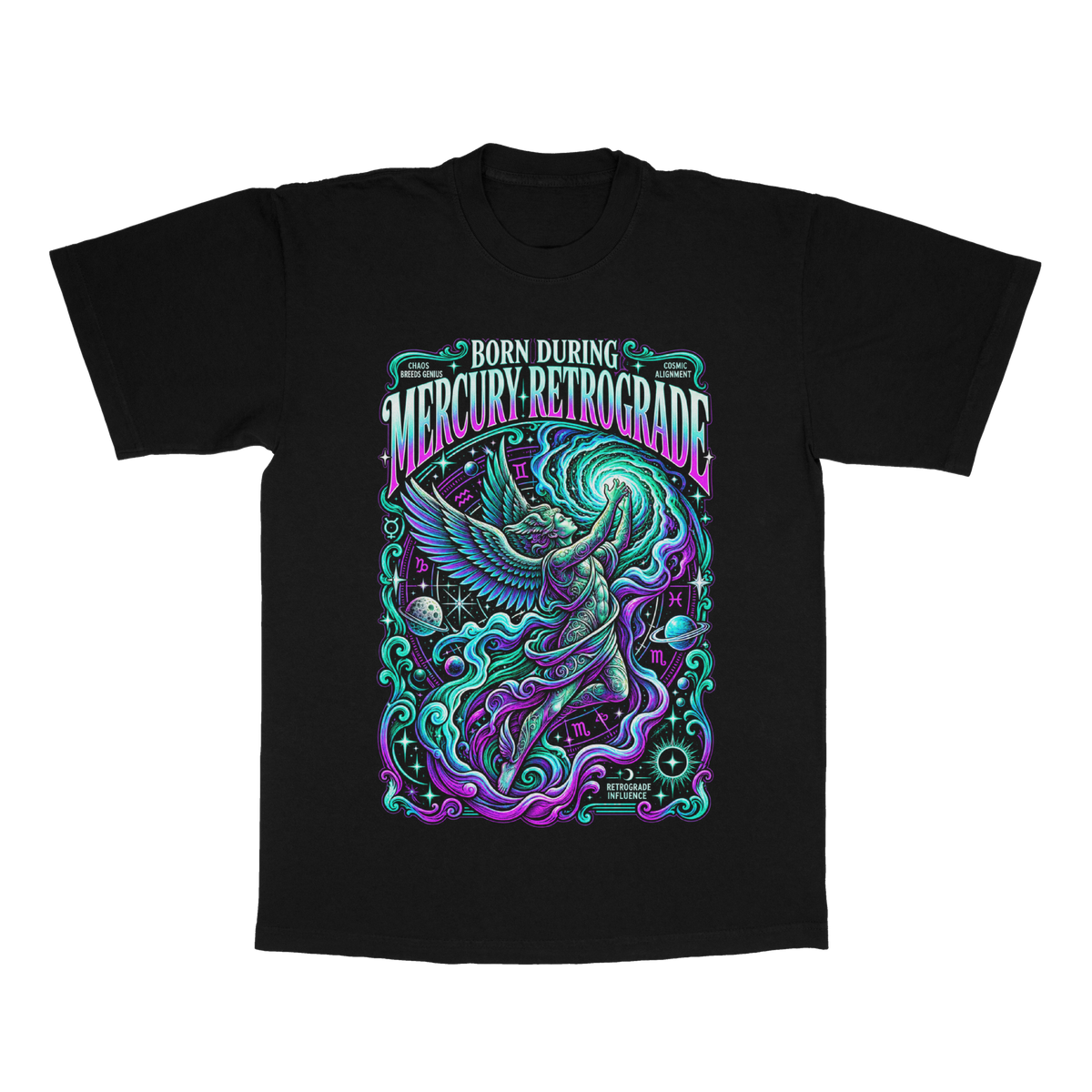 Born During Retrograde adult tee