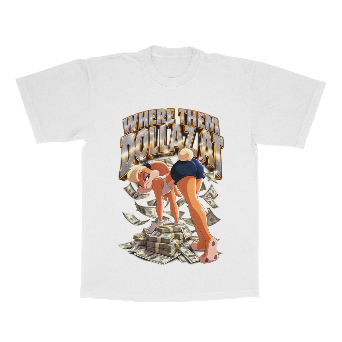 Where Dem Dollas At adult tee