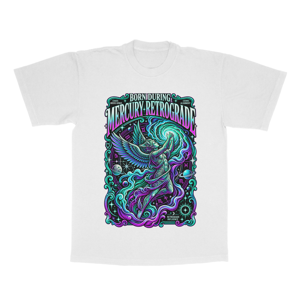 Born During Retrograde adult tee