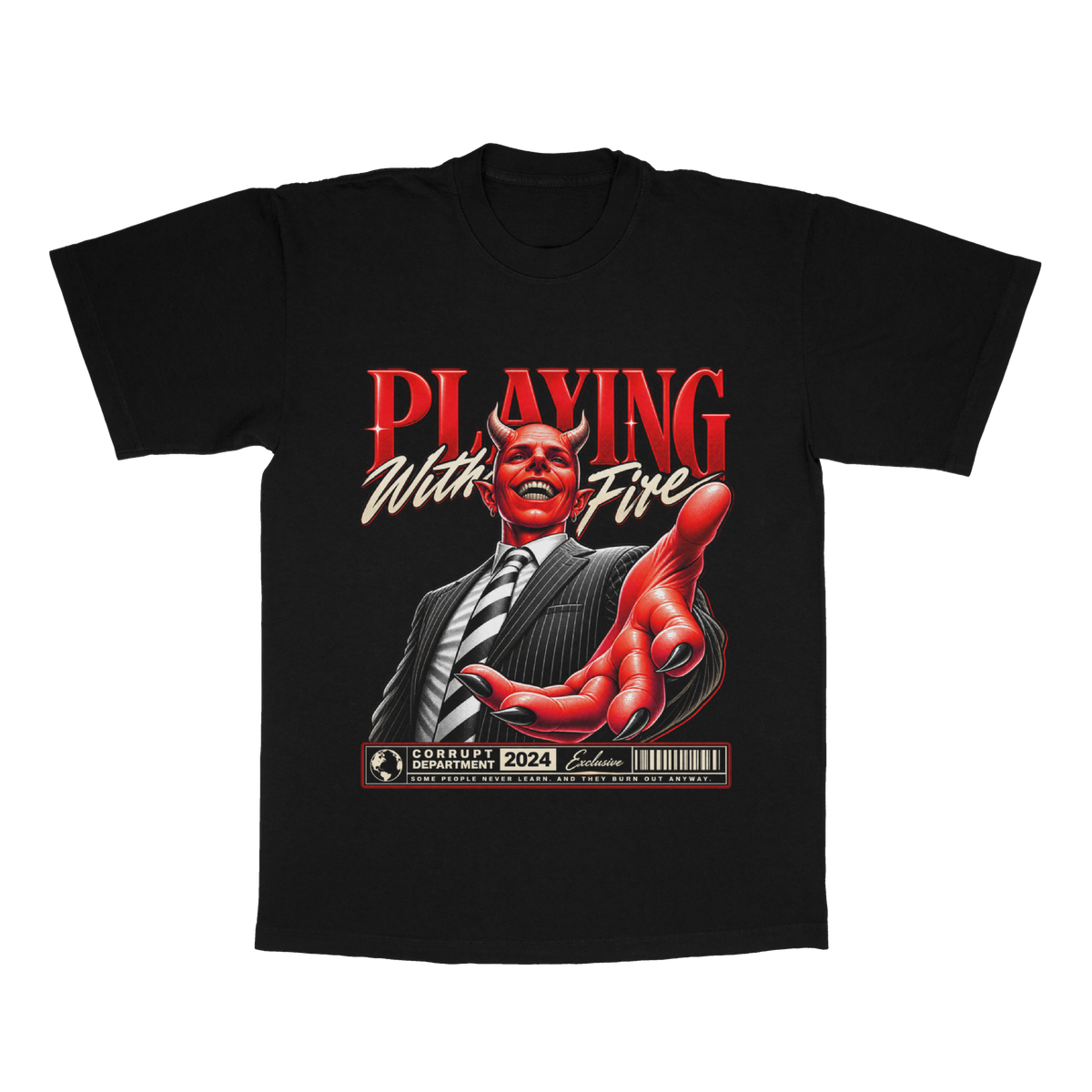 Playing With Fire adult tee