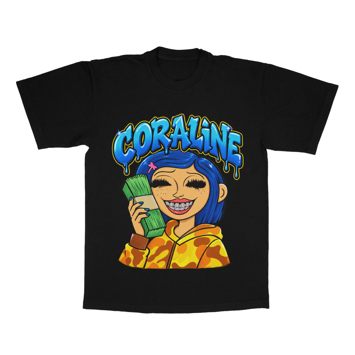 Coraline adult tee