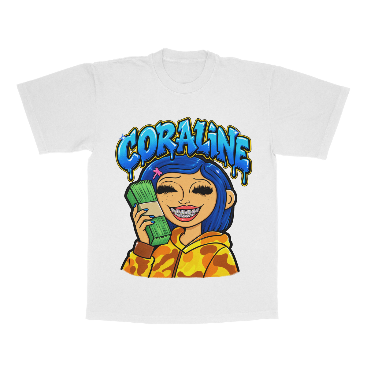 Coraline adult tee