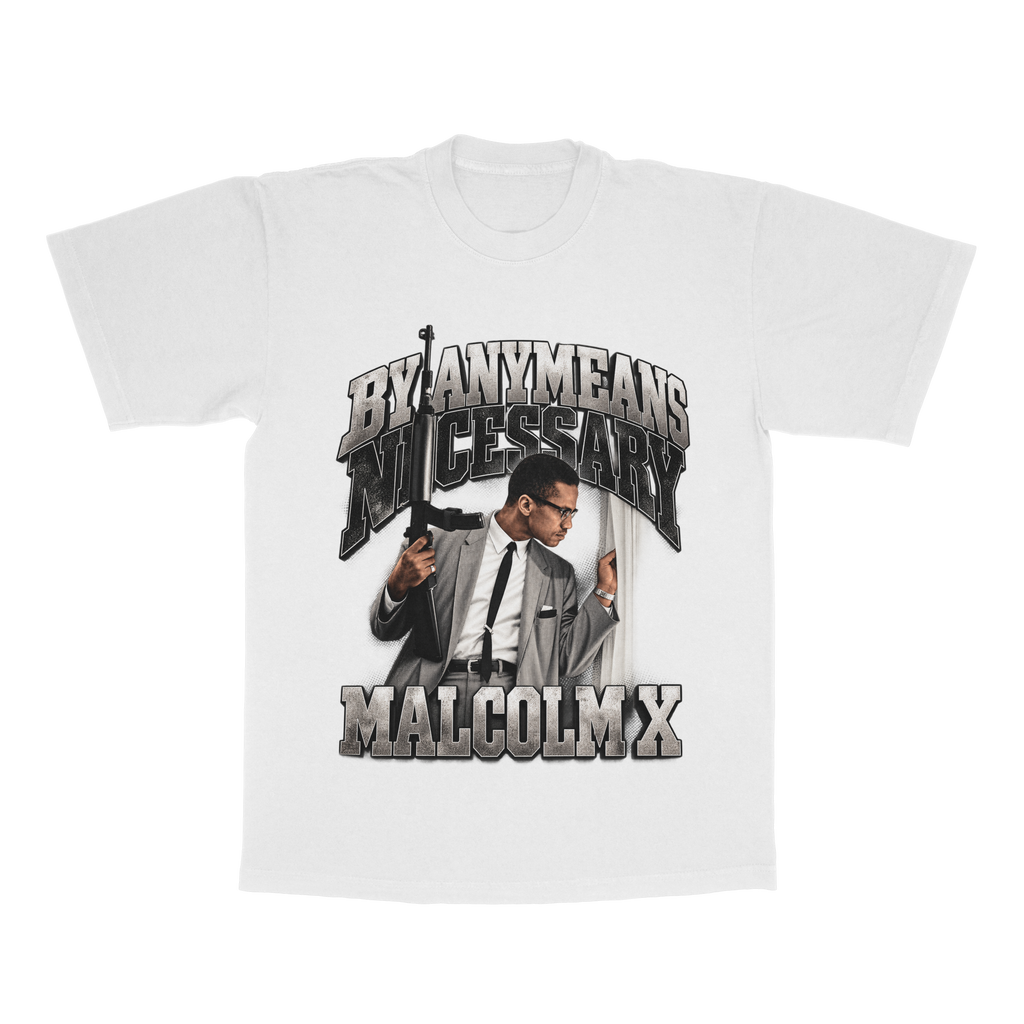 By Any Means Necessary adult tee