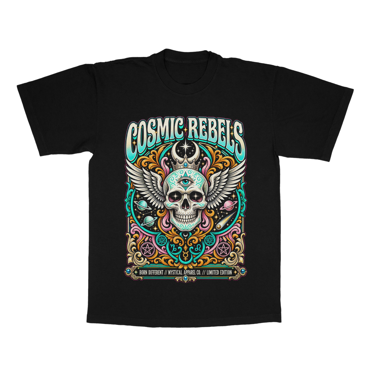 Cosmic Rebels adult tee