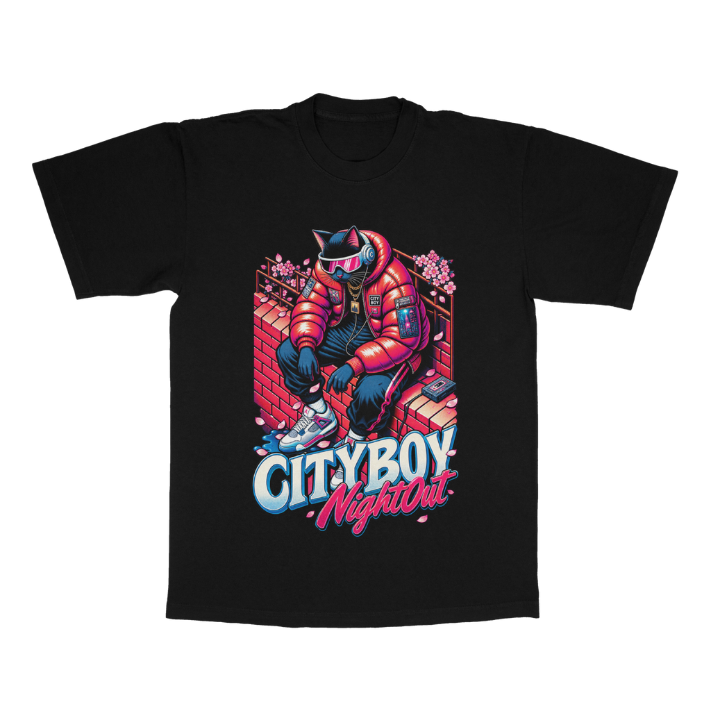 City Boy Night Out adult tee