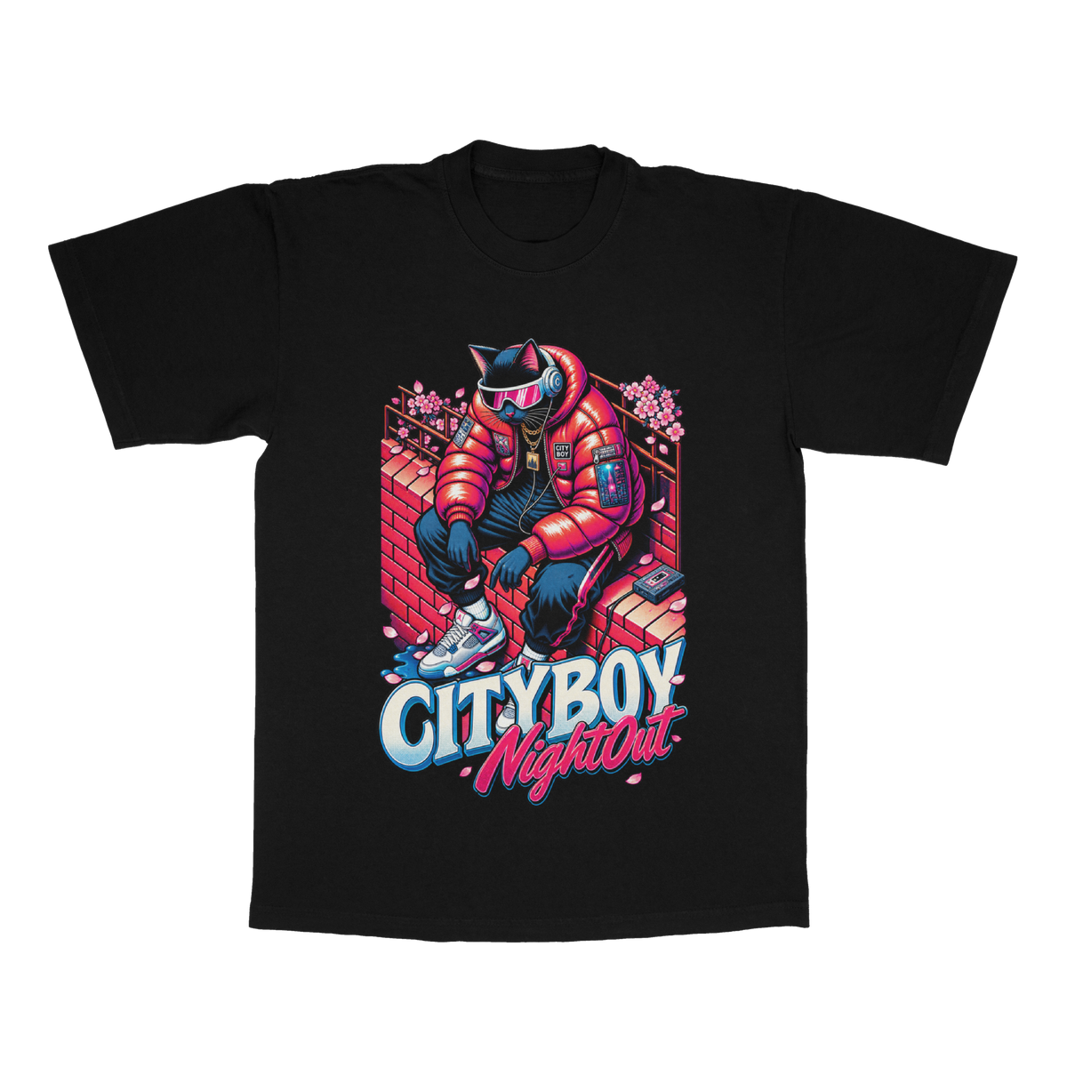 City Boy Night Out adult tee