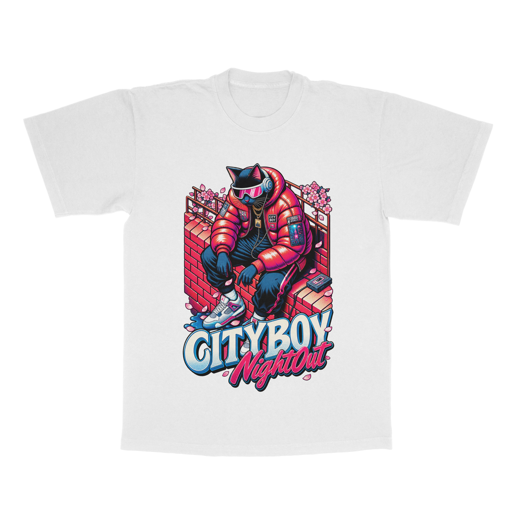 City Boy Night Out adult tee