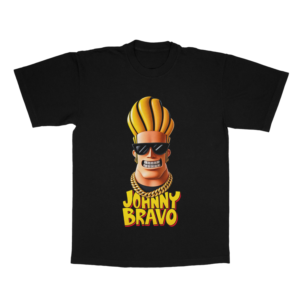 Johnny Bravo adult tee