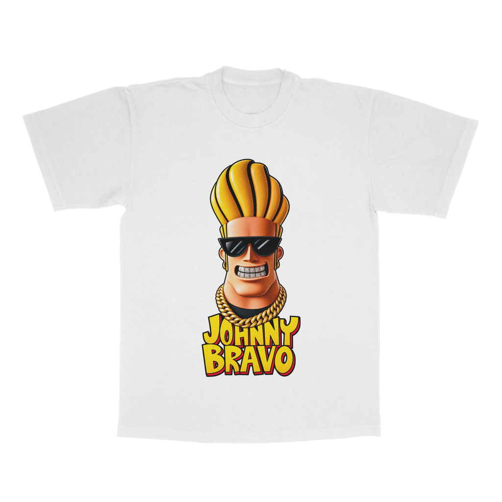 Johnny Bravo adult tee