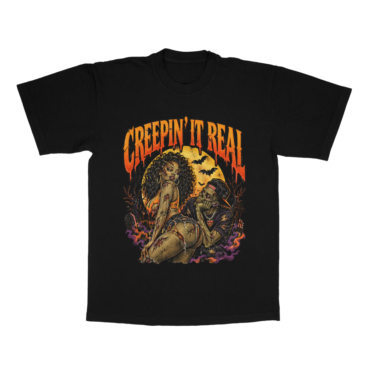 Creepin' It Real adult tee