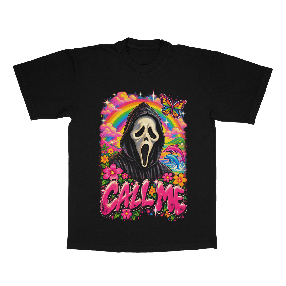 Ghostface "Call Me" adult tee