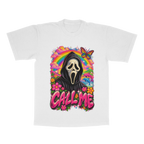 Ghostface "Call Me" adult tee