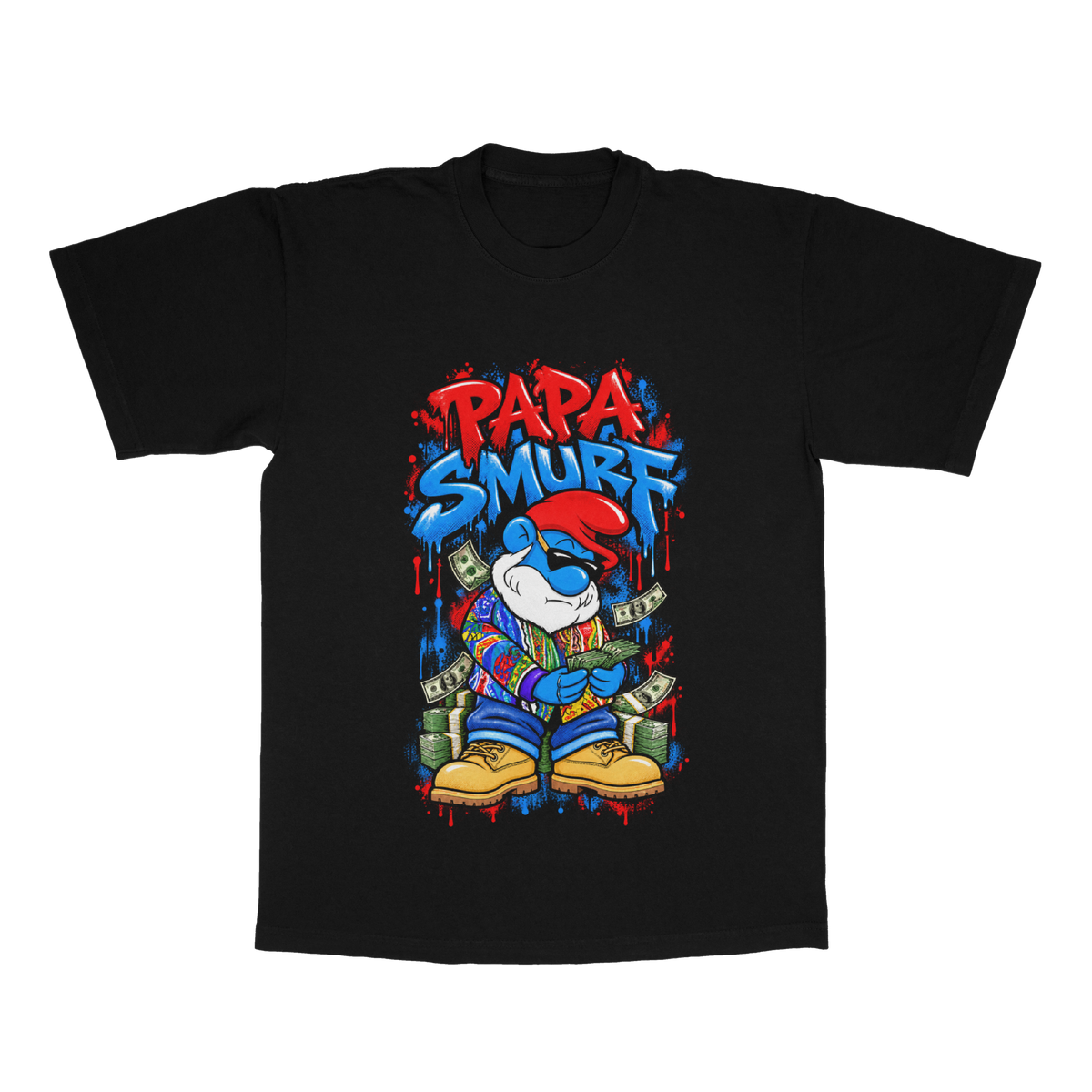 Papa Smurf adult tee